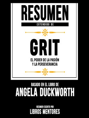cover image of Resumen Extendido De Grit